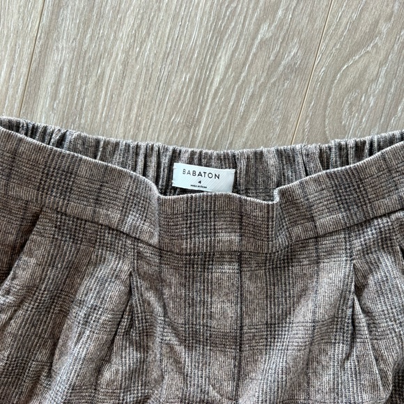 BABATON plaid ankle pants - Picture 4 of 6
